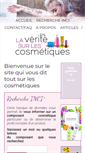 Mobile Screenshot of laveritesurlescosmetiques.com